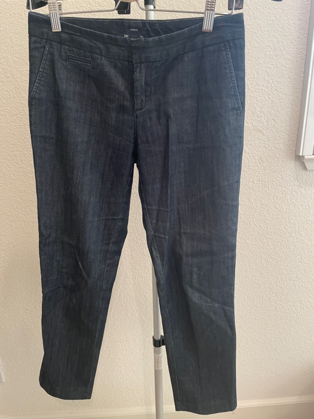 GAP Straight Leg Jeans in Dark Blue